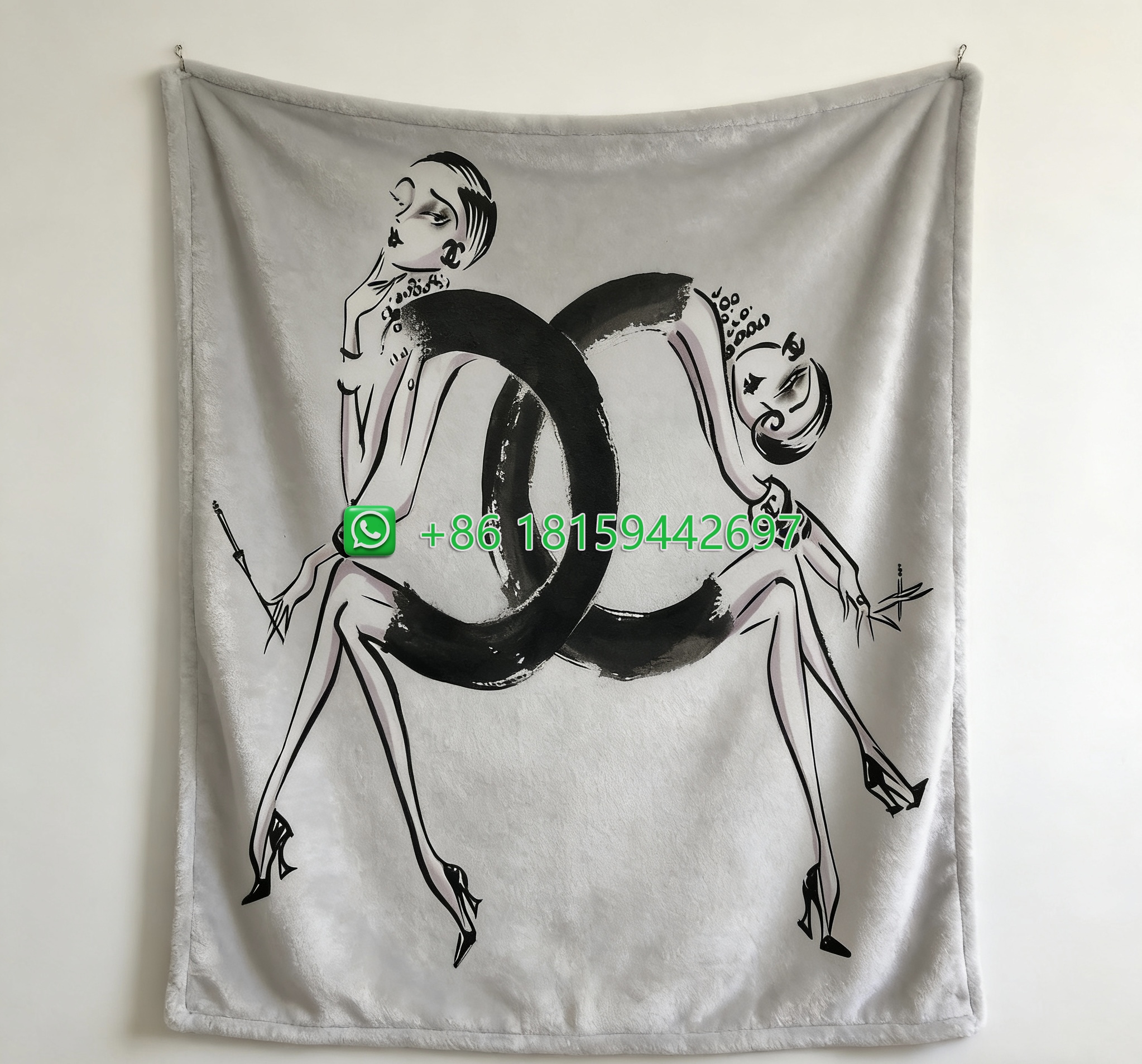 Chanel Throw Blankets
